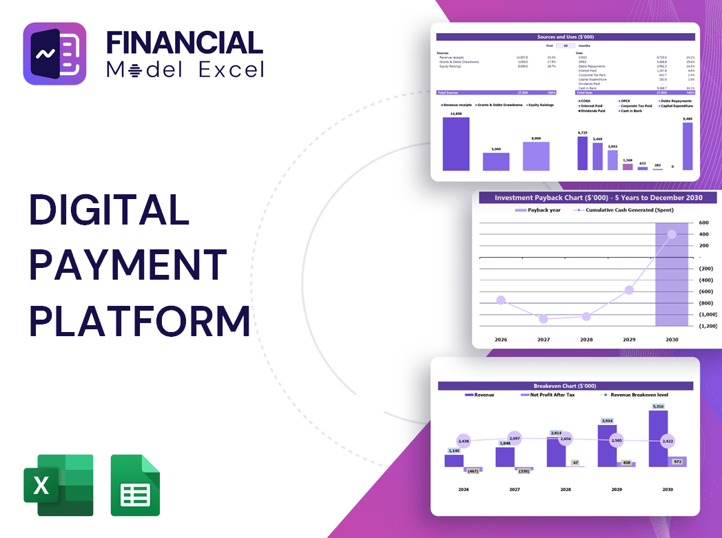 Digital Payment Platform Financial Model