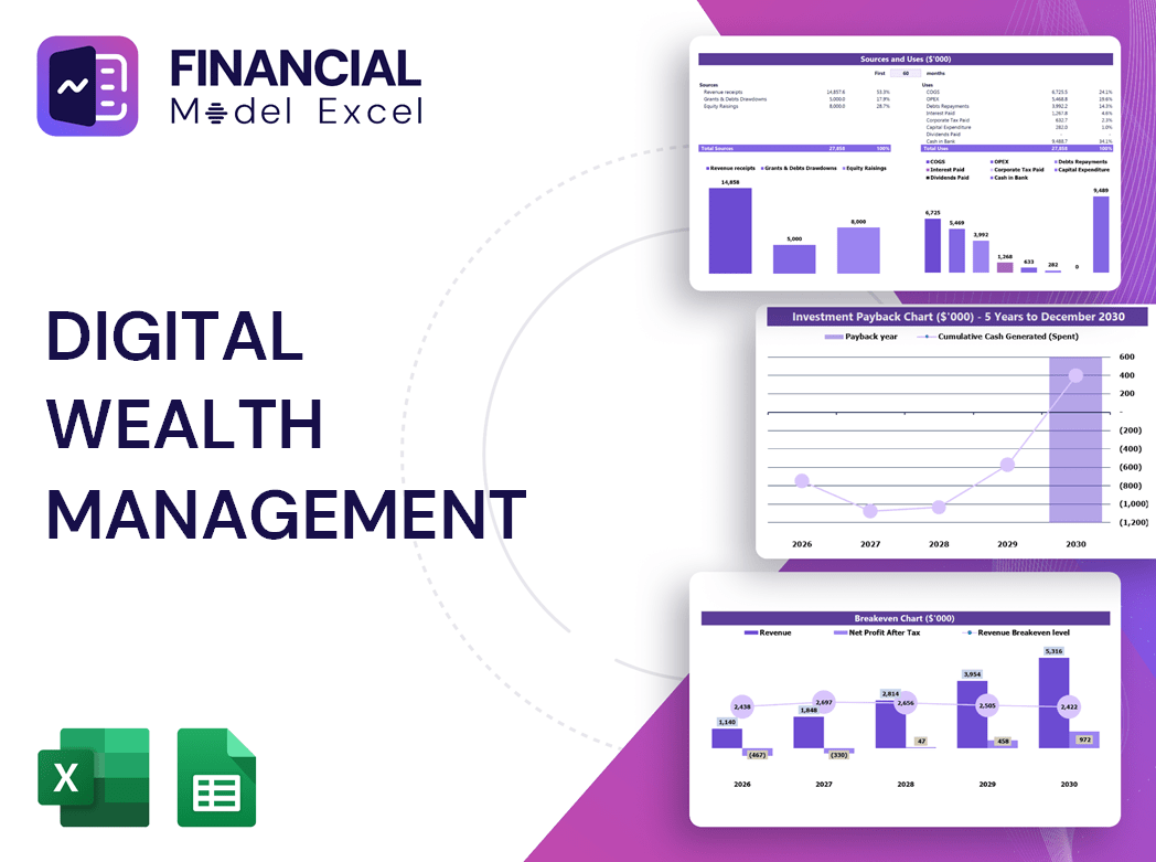 Digital Wealth Management Financial Model