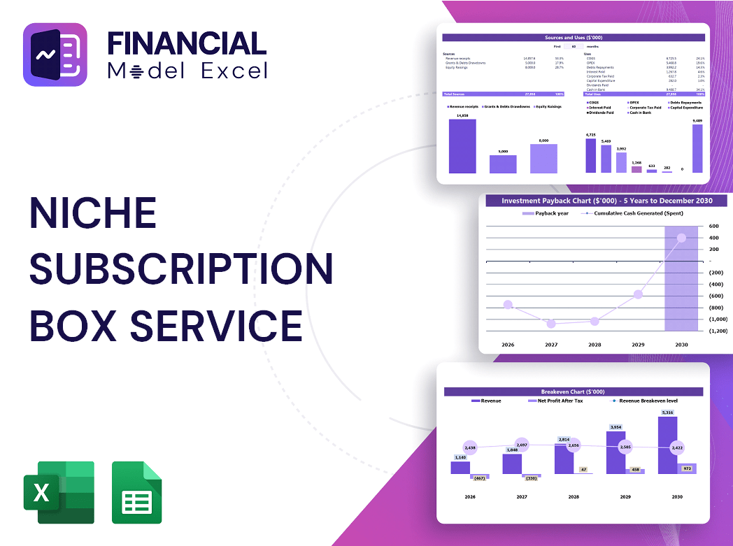 Niche Subscription Box Service Financial Model