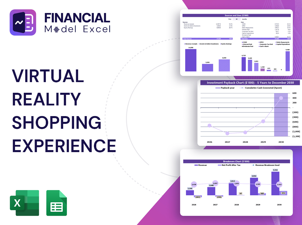 Virtual Reality Shopping Experience Financial Model