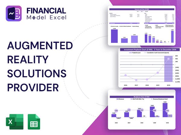 Augmented Reality Solutions Provider Financial Model