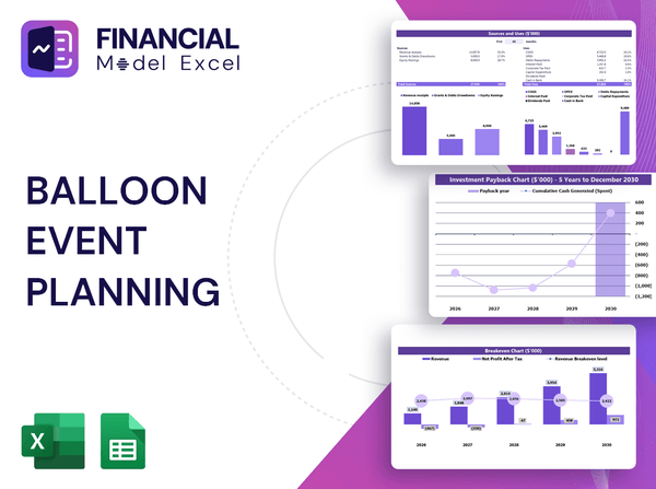 Balloon Event Planning Financial Model