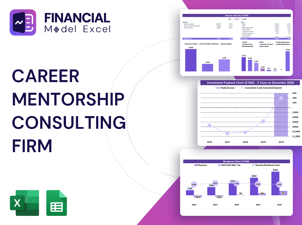 Career Mentorship Consulting Firm Financial Model
