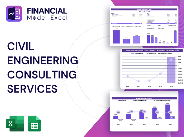 Civil Engineering Consulting Services Financial Model