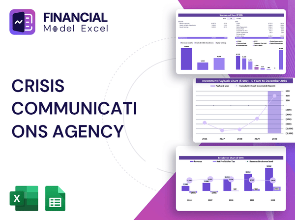 Crisis Communications Agency Financial Model
