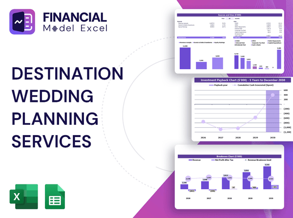 Destination Wedding Planning Services Financial Model