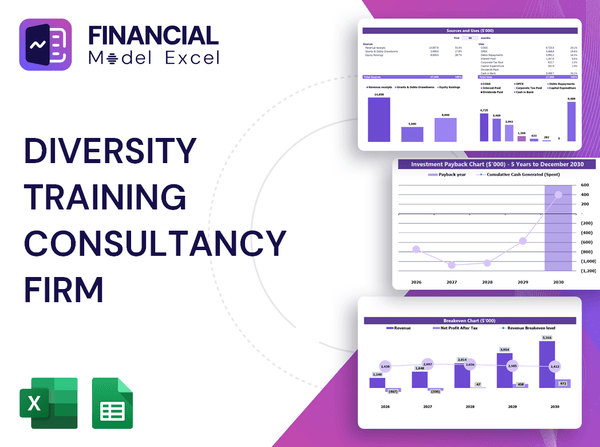 Diversity Training Consultancy Firm Financial Model