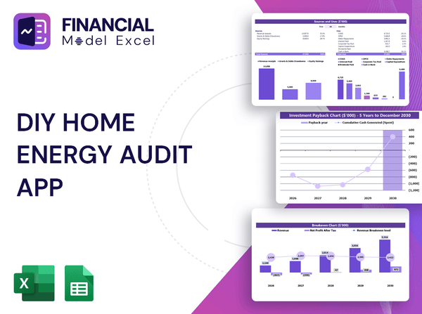 DIY Home Energy Audit App Financial Model