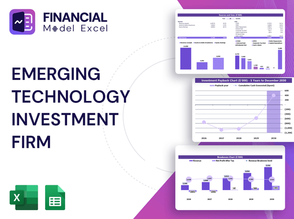 Emerging Technology Investment Firm Financial Model