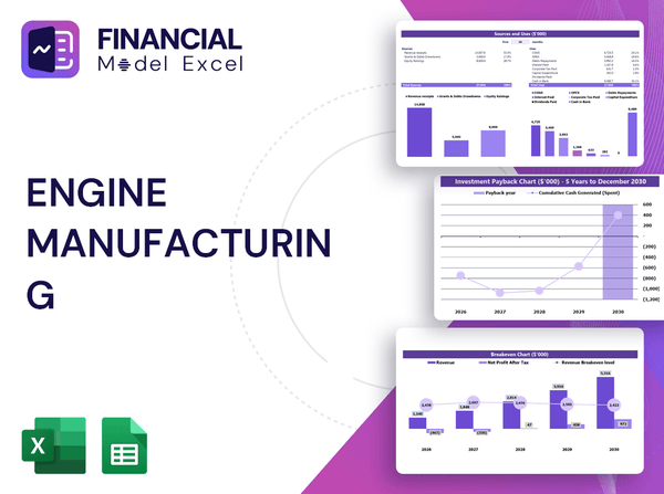 Engine Manufacturing Financial Model