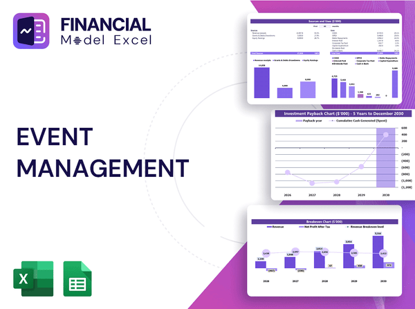 Event Management Financial Model