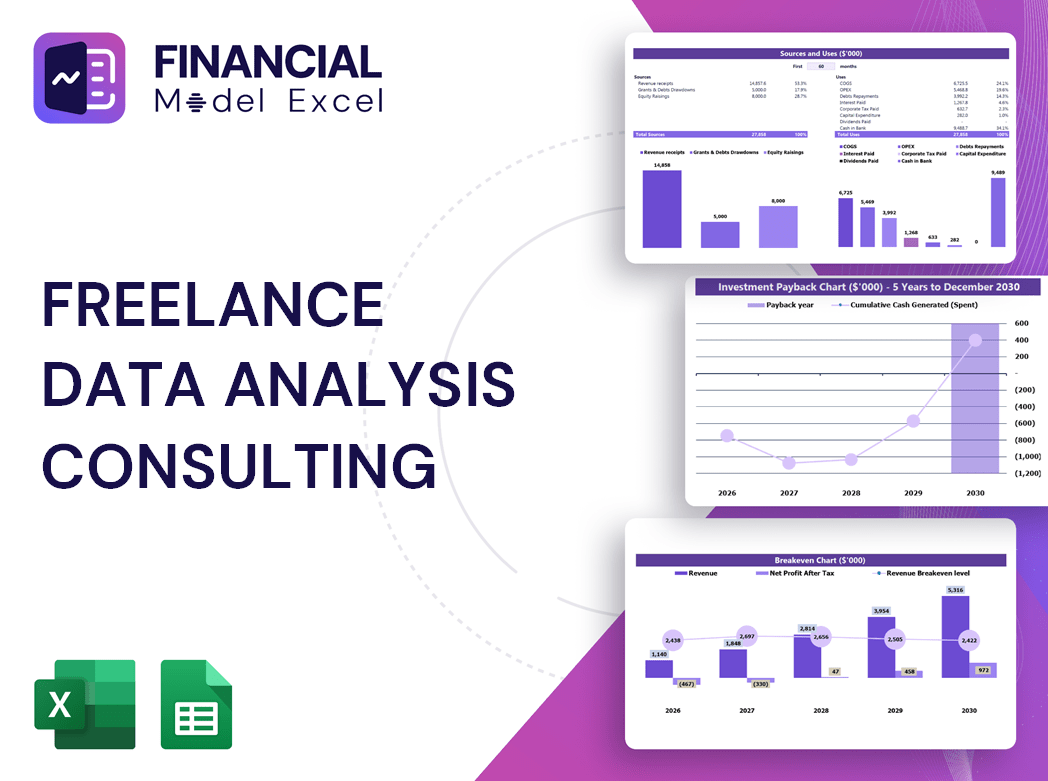 Freelance Data Analysis Consulting Financial Model