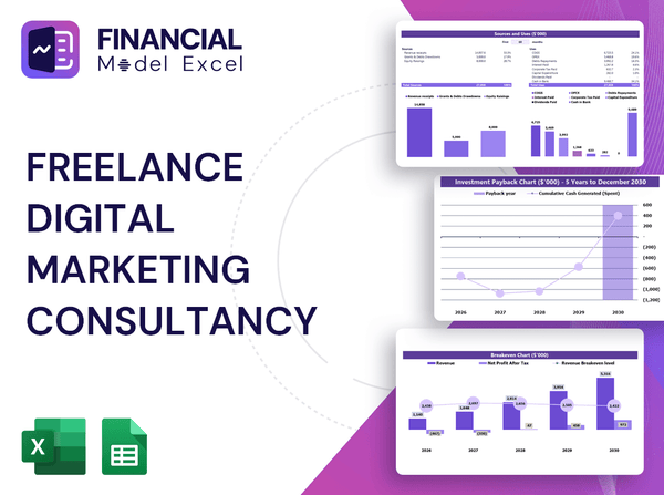 Freelance Digital Marketing Consultancy Financial Model