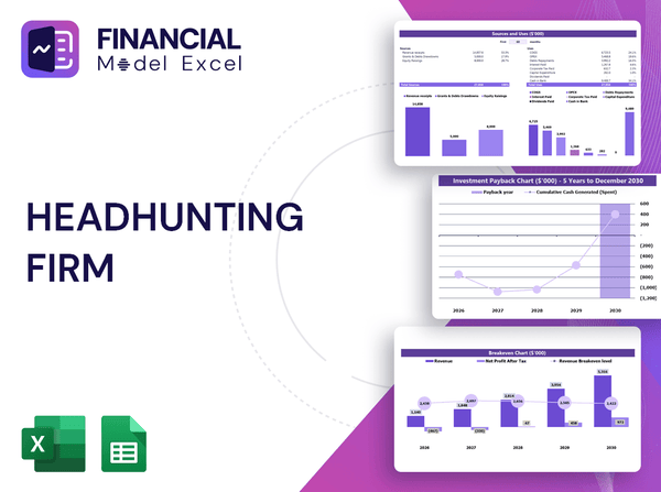 Headhunting Firm Financial Model