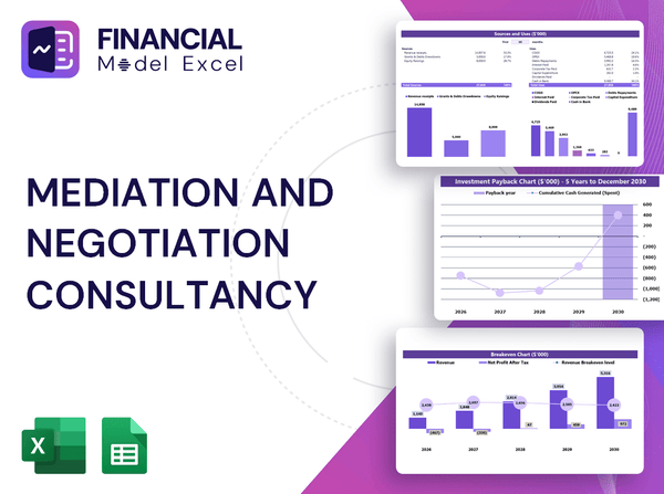 Mediation And Negotiation Consultancy Financial Model