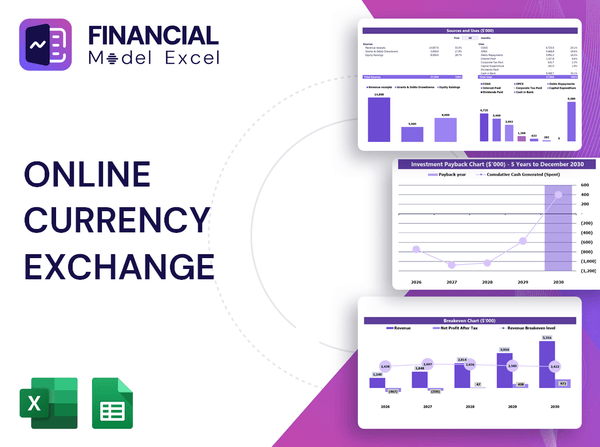 Online Currency Exchange Financial Model