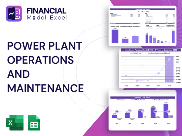 Power Plant Operations and Maintenance Financial Model