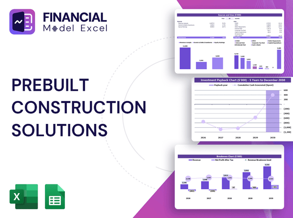 Prebuilt Construction Solutions Financial Model