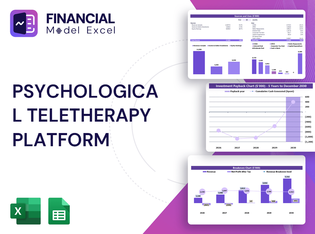 Psychological Teletherapy Platform Financial Model