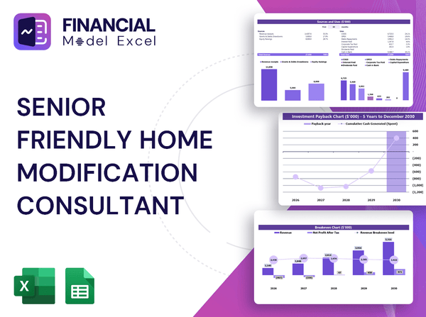 Senior Friendly Home Modification Consultant Financial Model