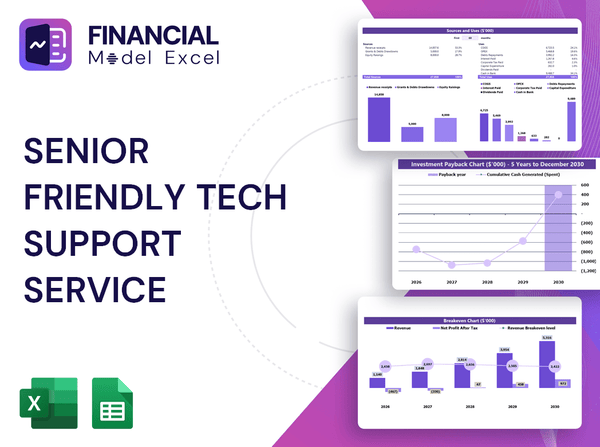 Senior Friendly Tech Support Service Financial Model