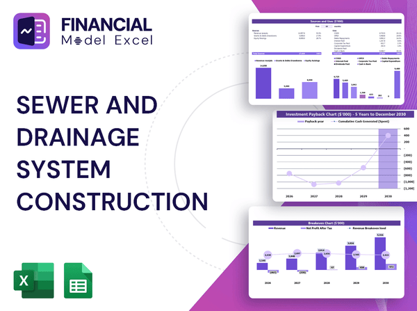 Sewer and Drainage System Construction Financial Model