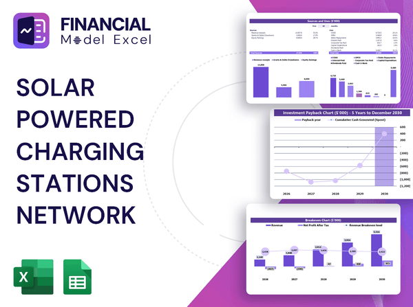 Solar Powered Charging Stations Network Financial Model