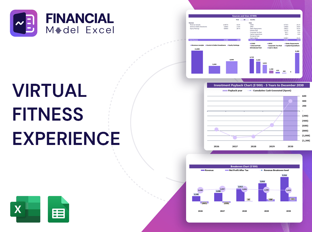 Virtual Fitness Experience Financial Model